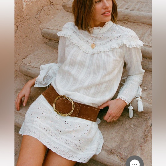 WHIMSY GARDEN LACE TUNIC DRESS Spell NWT Size XS - Picture 2 of 8